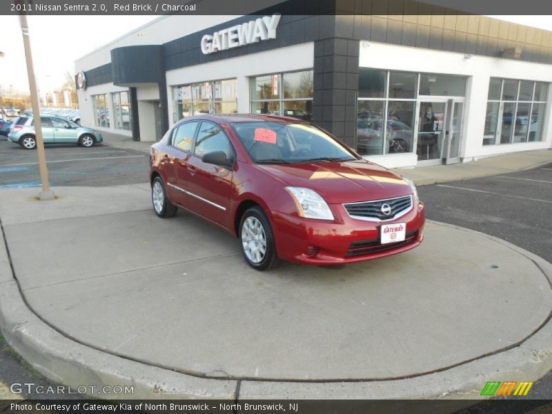 Red Brick / Charcoal 2011 Nissan Sentra 2.0