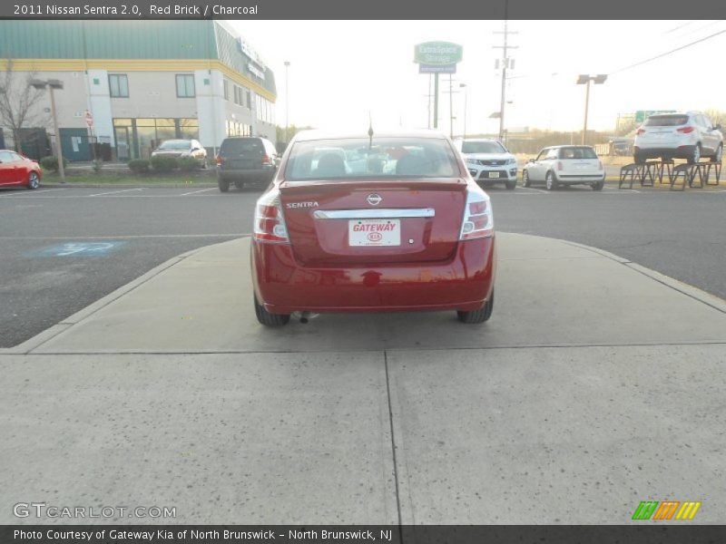 Red Brick / Charcoal 2011 Nissan Sentra 2.0