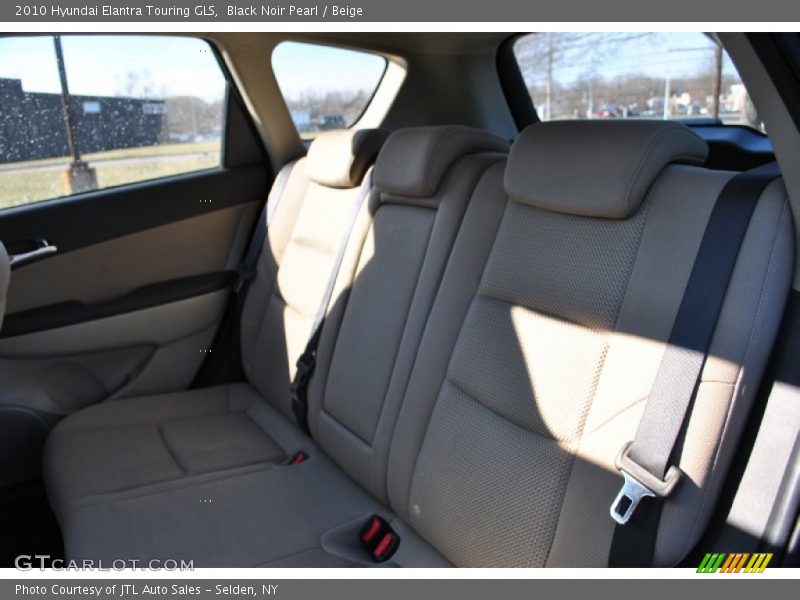 Black Noir Pearl / Beige 2010 Hyundai Elantra Touring GLS
