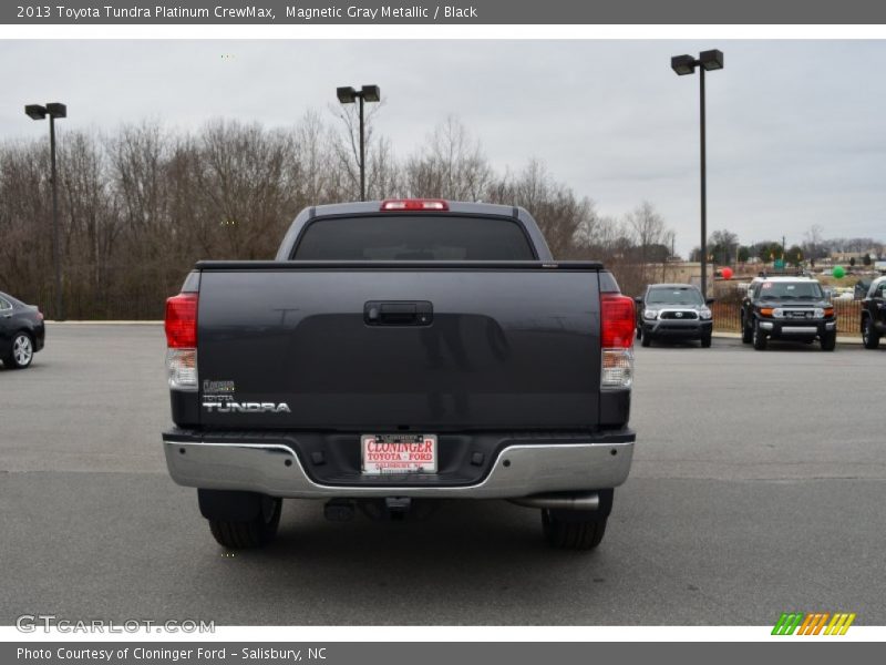 Magnetic Gray Metallic / Black 2013 Toyota Tundra Platinum CrewMax