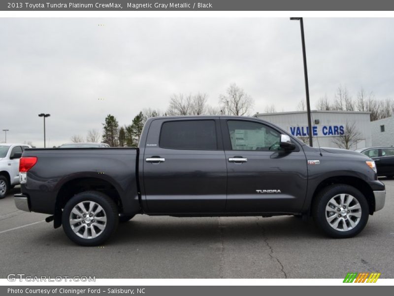 Magnetic Gray Metallic / Black 2013 Toyota Tundra Platinum CrewMax