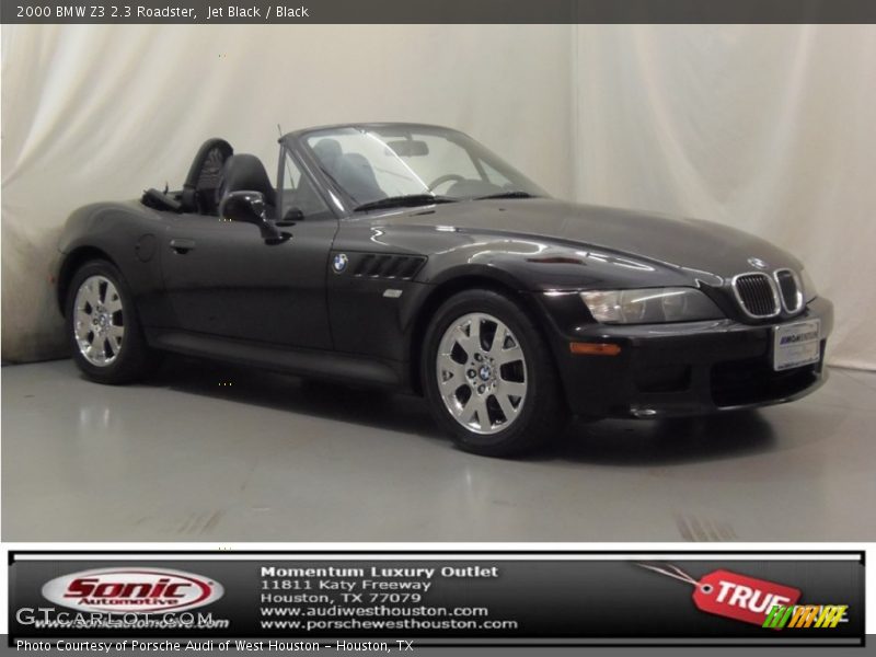 Jet Black / Black 2000 BMW Z3 2.3 Roadster
