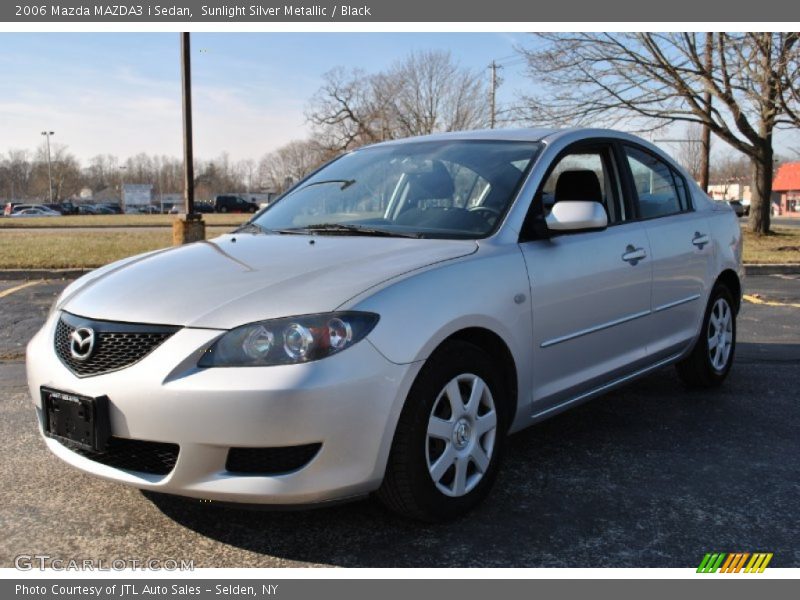 Sunlight Silver Metallic / Black 2006 Mazda MAZDA3 i Sedan