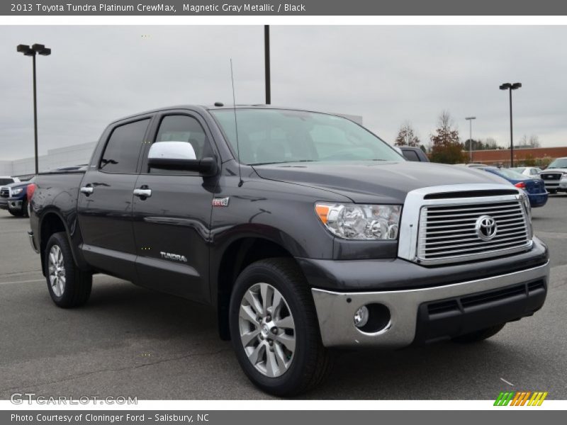 Magnetic Gray Metallic / Black 2013 Toyota Tundra Platinum CrewMax