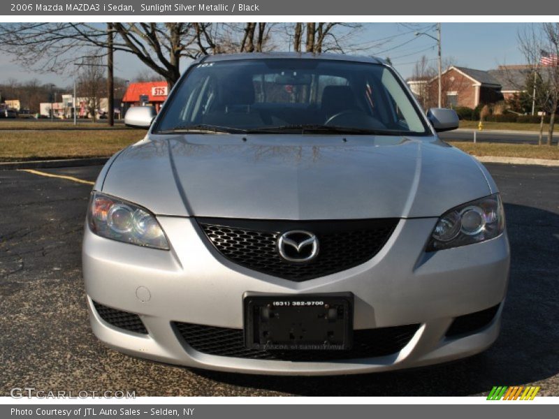 Sunlight Silver Metallic / Black 2006 Mazda MAZDA3 i Sedan