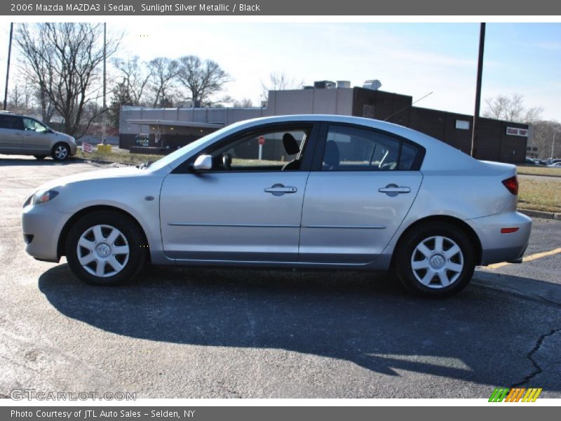 Sunlight Silver Metallic / Black 2006 Mazda MAZDA3 i Sedan