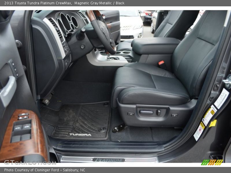 Front Seat of 2013 Tundra Platinum CrewMax