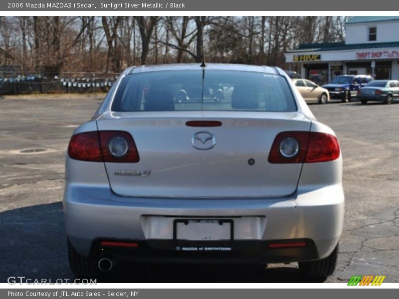 Sunlight Silver Metallic / Black 2006 Mazda MAZDA3 i Sedan