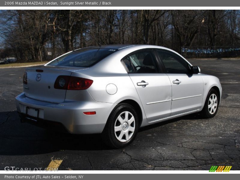 Sunlight Silver Metallic / Black 2006 Mazda MAZDA3 i Sedan