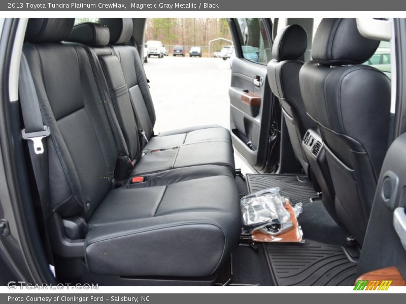 Rear Seat of 2013 Tundra Platinum CrewMax