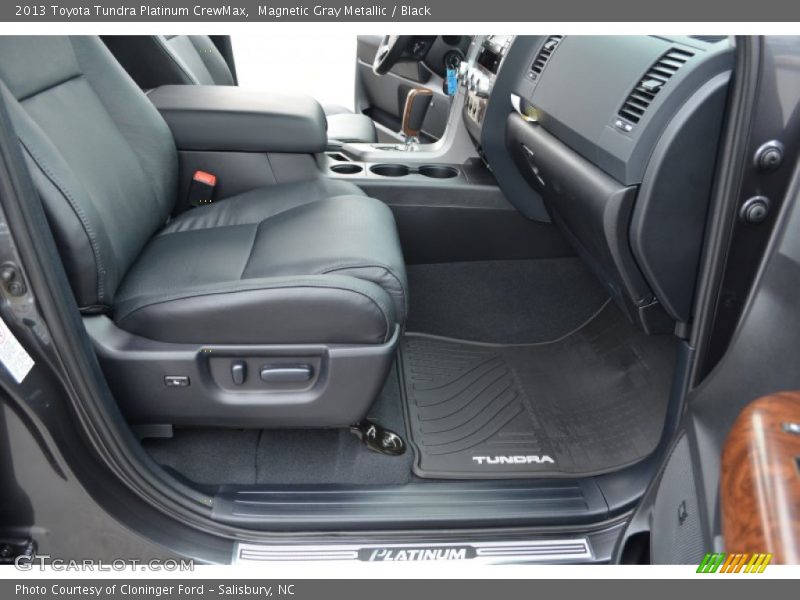Front Seat of 2013 Tundra Platinum CrewMax