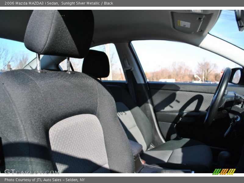 Sunlight Silver Metallic / Black 2006 Mazda MAZDA3 i Sedan