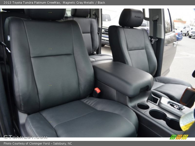 Front Seat of 2013 Tundra Platinum CrewMax
