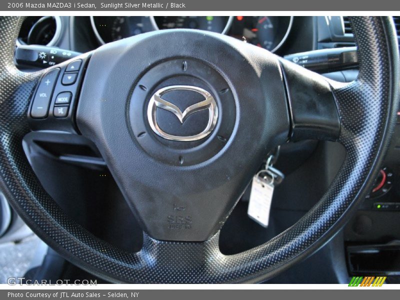 Sunlight Silver Metallic / Black 2006 Mazda MAZDA3 i Sedan