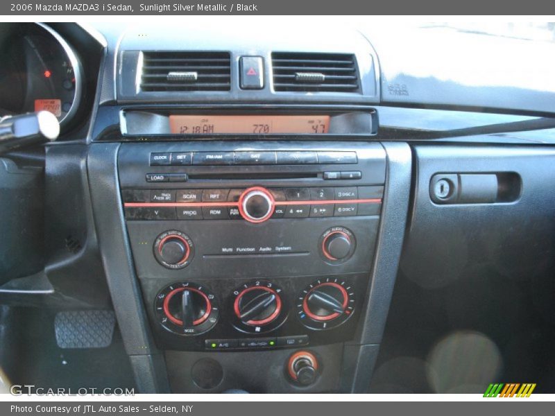 Sunlight Silver Metallic / Black 2006 Mazda MAZDA3 i Sedan