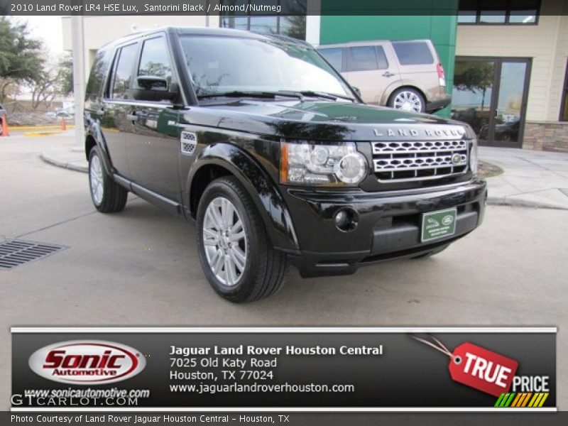 Santorini Black / Almond/Nutmeg 2010 Land Rover LR4 HSE Lux