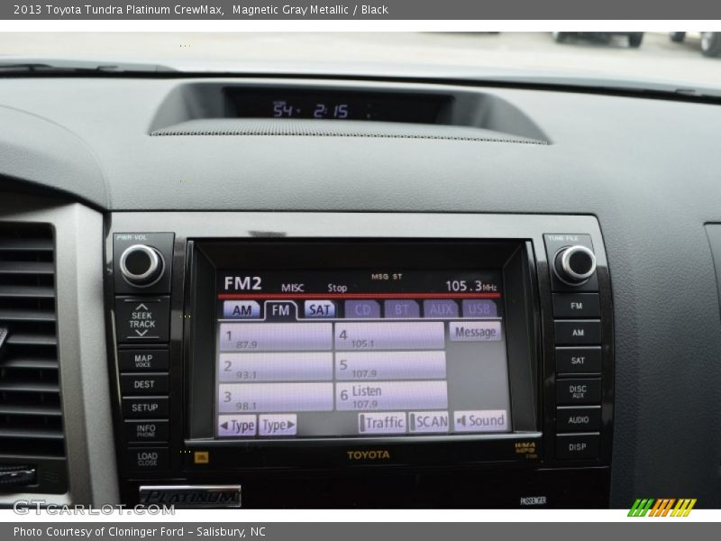 Audio System of 2013 Tundra Platinum CrewMax