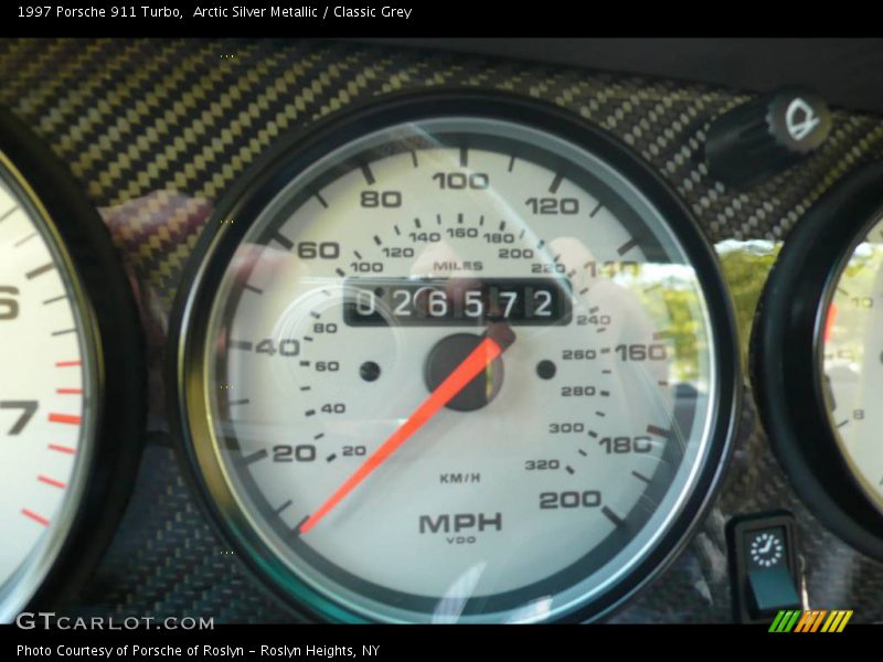 Arctic Silver Metallic / Classic Grey 1997 Porsche 911 Turbo