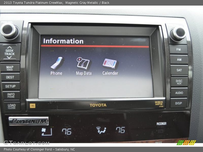 Magnetic Gray Metallic / Black 2013 Toyota Tundra Platinum CrewMax