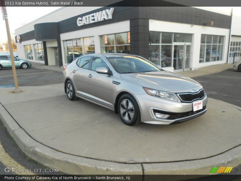 Satin Metal / Black 2011 Kia Optima Hybrid