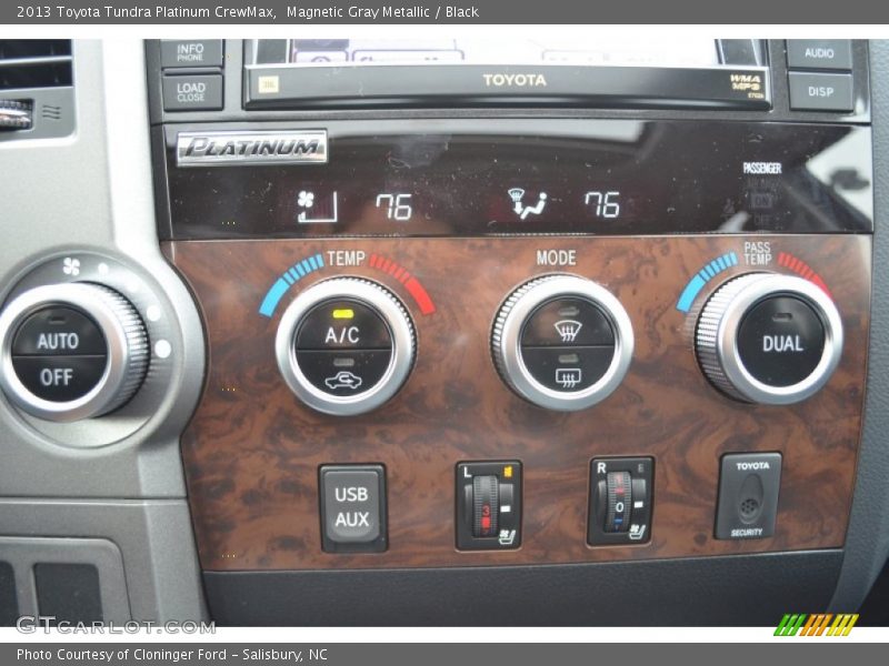 Controls of 2013 Tundra Platinum CrewMax
