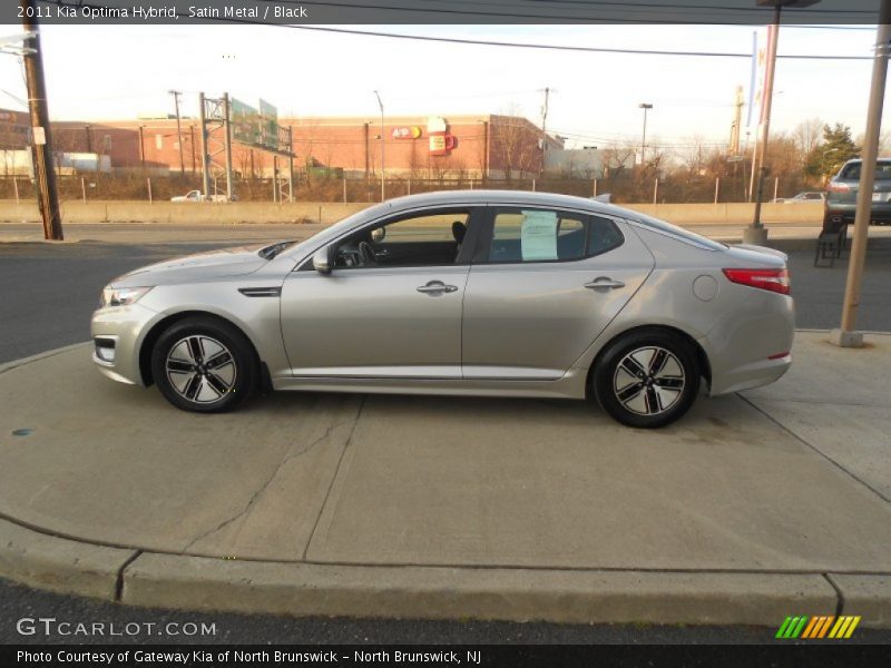 Satin Metal / Black 2011 Kia Optima Hybrid