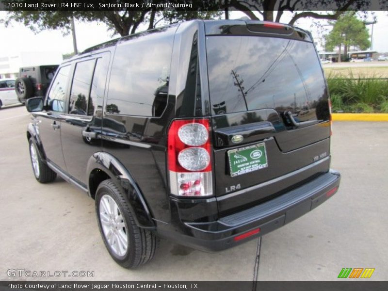Santorini Black / Almond/Nutmeg 2010 Land Rover LR4 HSE Lux