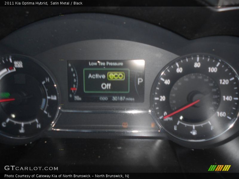 Satin Metal / Black 2011 Kia Optima Hybrid