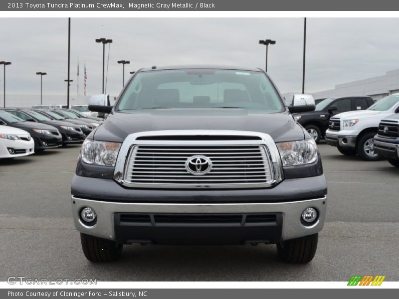 Magnetic Gray Metallic / Black 2013 Toyota Tundra Platinum CrewMax