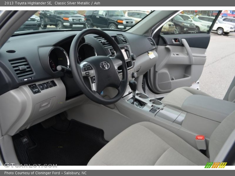 Ash Interior - 2013 Highlander SE 