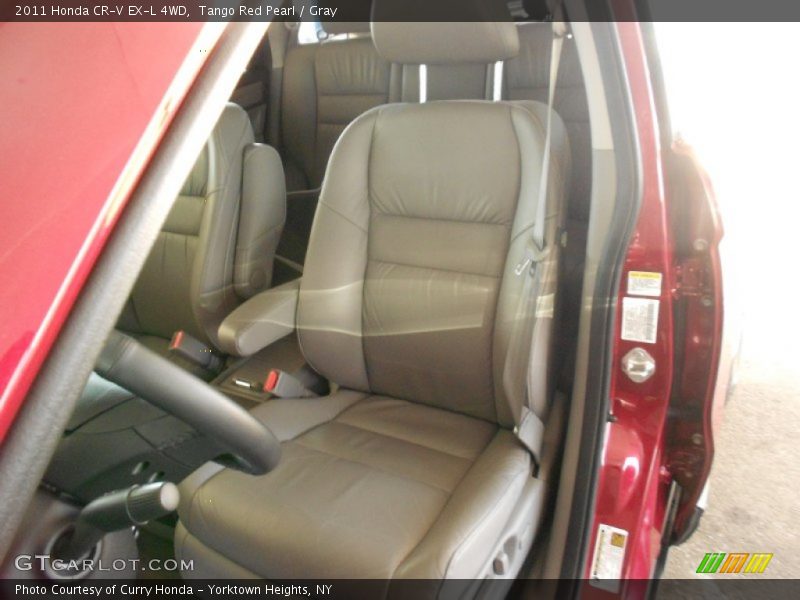 Tango Red Pearl / Gray 2011 Honda CR-V EX-L 4WD