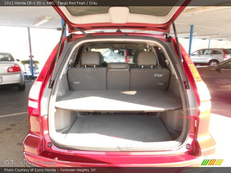 Tango Red Pearl / Gray 2011 Honda CR-V EX-L 4WD