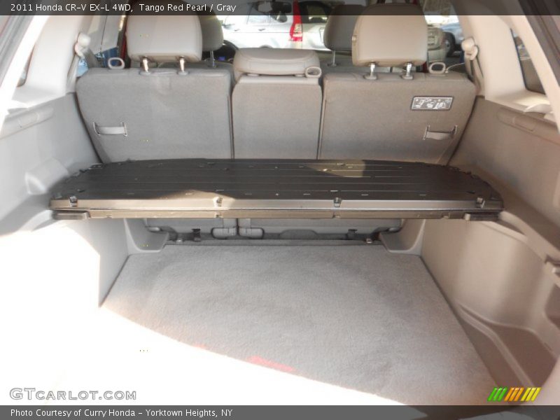 Tango Red Pearl / Gray 2011 Honda CR-V EX-L 4WD