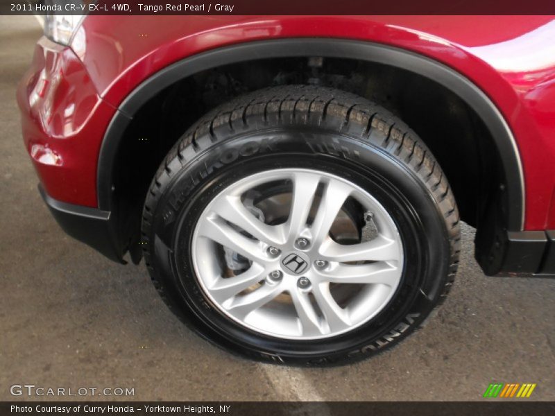Tango Red Pearl / Gray 2011 Honda CR-V EX-L 4WD