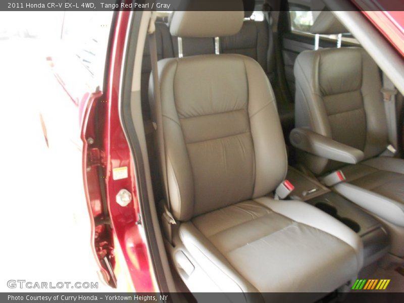 Tango Red Pearl / Gray 2011 Honda CR-V EX-L 4WD