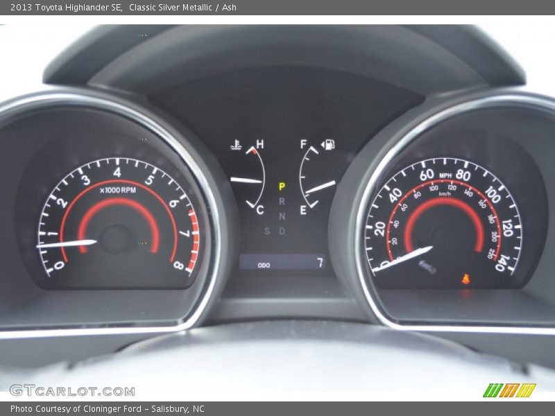 2013 Highlander SE SE Gauges