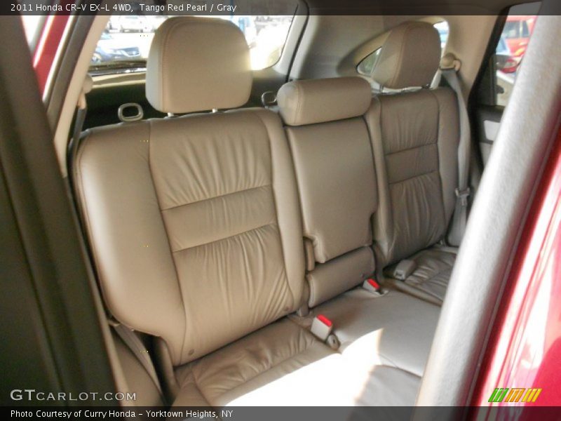 Tango Red Pearl / Gray 2011 Honda CR-V EX-L 4WD