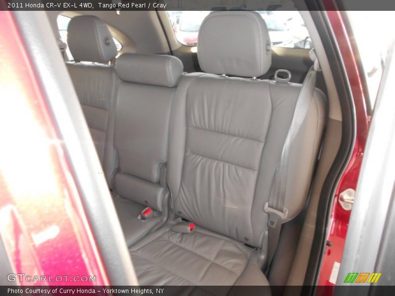 Tango Red Pearl / Gray 2011 Honda CR-V EX-L 4WD