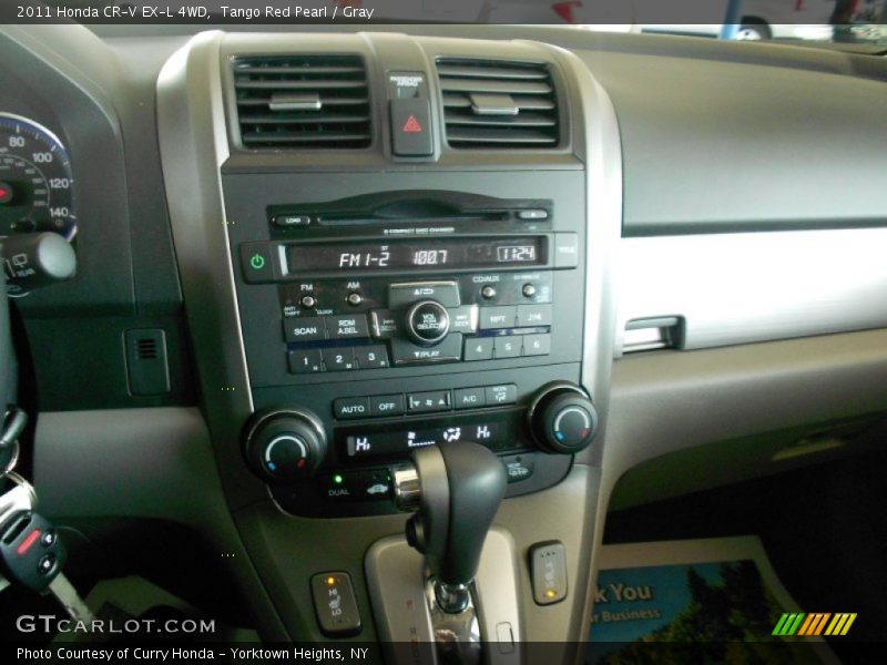 Tango Red Pearl / Gray 2011 Honda CR-V EX-L 4WD