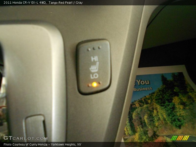 Tango Red Pearl / Gray 2011 Honda CR-V EX-L 4WD