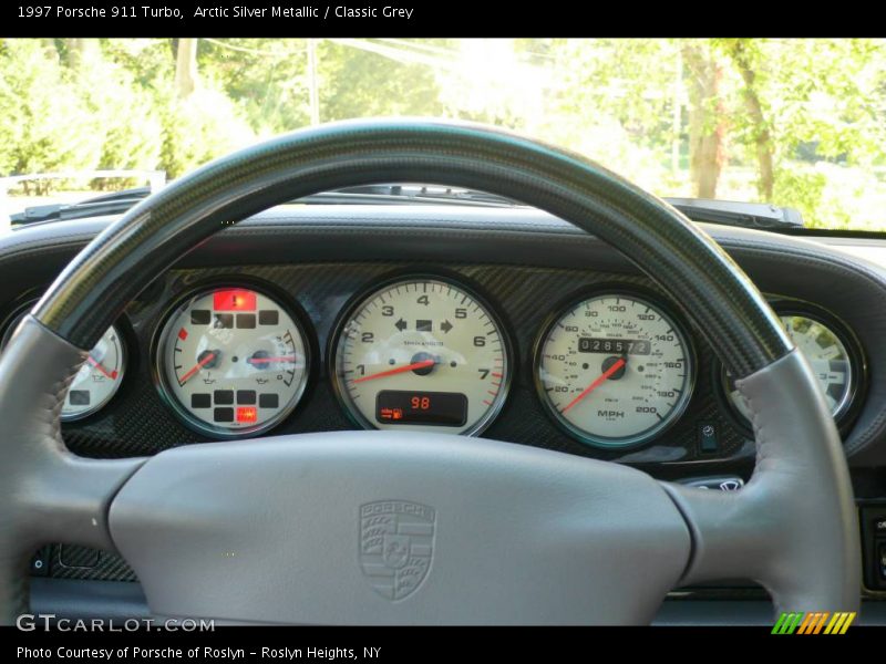 Arctic Silver Metallic / Classic Grey 1997 Porsche 911 Turbo