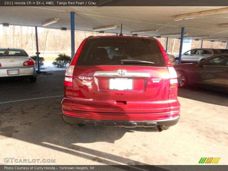 Tango Red Pearl / Gray 2011 Honda CR-V EX-L 4WD