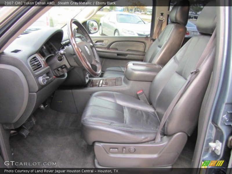 Stealth Gray Metallic / Ebony Black 2007 GMC Yukon Denali AWD