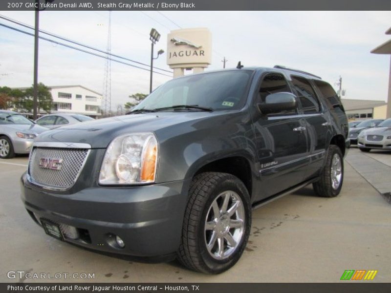 Stealth Gray Metallic / Ebony Black 2007 GMC Yukon Denali AWD