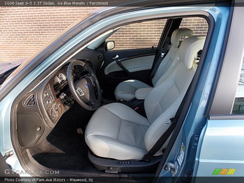 Ice Blue Metallic / Parchment 2008 Saab 9-5 2.3T Sedan