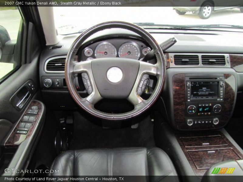 Stealth Gray Metallic / Ebony Black 2007 GMC Yukon Denali AWD