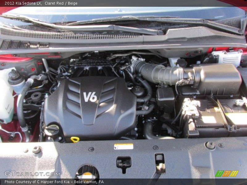 Claret Red / Beige 2012 Kia Sedona LX