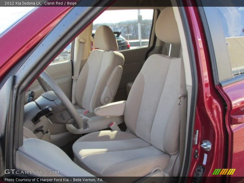 Claret Red / Beige 2012 Kia Sedona LX