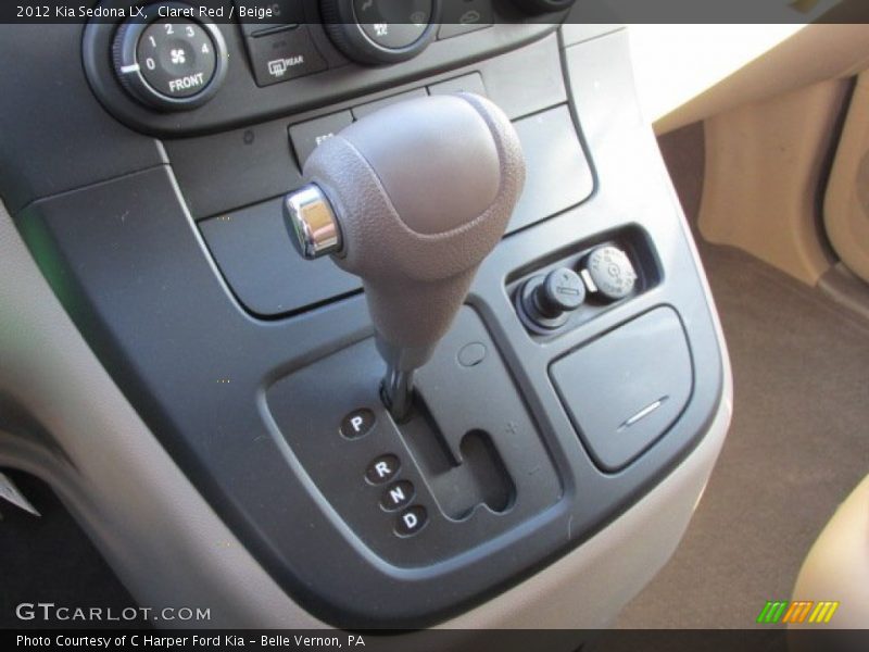 Claret Red / Beige 2012 Kia Sedona LX