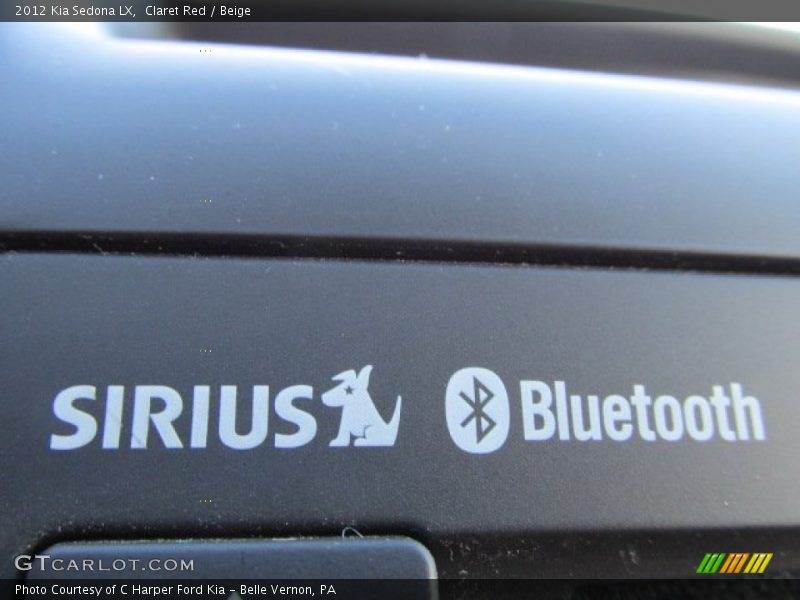 Claret Red / Beige 2012 Kia Sedona LX